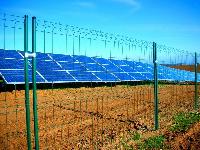 industrial solar security fence