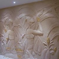 decorative stone murals