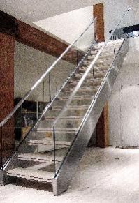 steel stairs