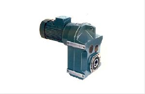 shaft mounted helical geared motor