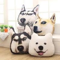 decorative funny dog soft toys