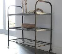 metal storage trolley