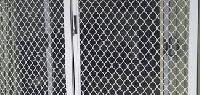 stainless steel black door screen