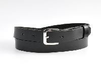 black leather belt