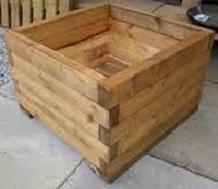 wooden planter boxes