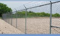 galvanized iron chain link fences
