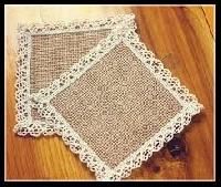 decorative jute coasters