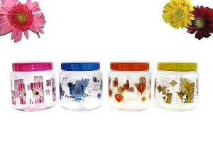 Printed Pet Plastic Jars