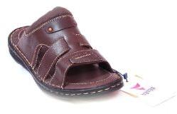 VAVAS STUNNING MENS BROWN LEATHER SANDAL