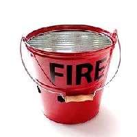 galvanized iron fire bucket