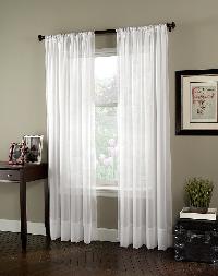 voile drape curtains