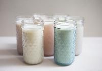 glass jar candles