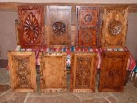 carved kitchen cabinets