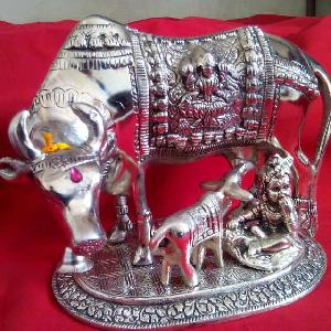 Krishna Cow & Calf Statue