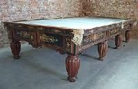 antique snooker table