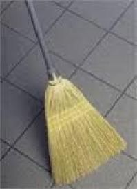 sweeping brooms