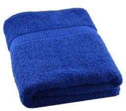 Blue Colored Bath Towel