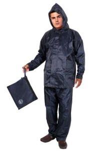 Duckback Solid Navy Blue Mens Rain Suit