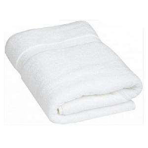 White Colored Bath Towel