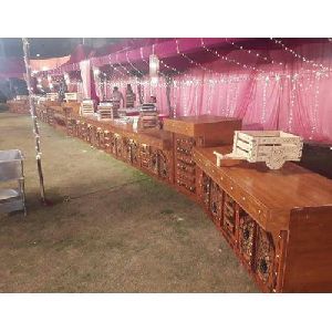 Wooden Catering Counter