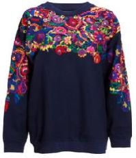 embroidered sweatshirt