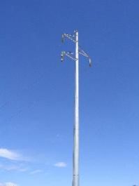 electric transmission pole