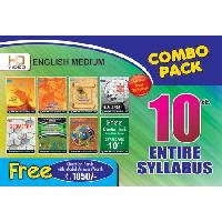 10th std english medium educational cds combo pack