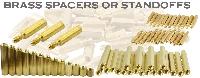 Brass Spacers Manufacturer, Brass Standoffs,  Brass Pillars
