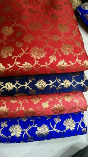 Satin brokets fabrics