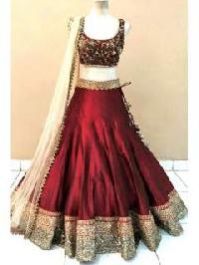 silk lehenga