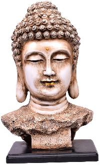 Handicraft Marble Dust Buddha Head Statue