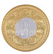 10 gm Gold Plated Silver Queen Victoria Coins