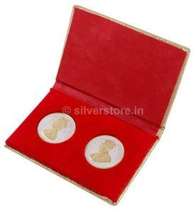 20 gm Gold Plated Silver Queen Victoria Coins