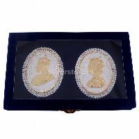 40 gm gold plated silver queen victoria coins