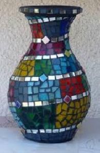 mosaic vases