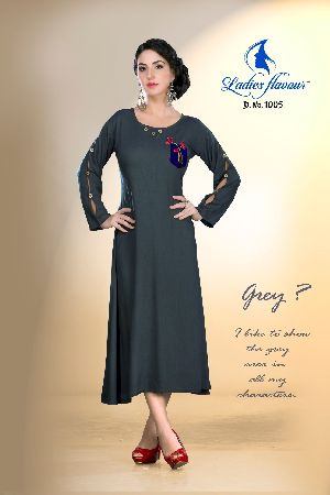 Designer rayon kurti -arambh ladiesflavour