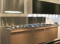 stainless steel kitchen