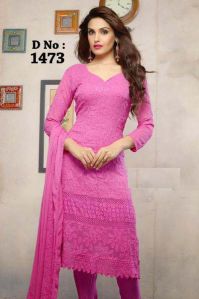 Pink Nazneen Churidar Suits