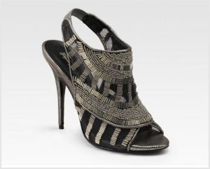 ladies beaded footwear