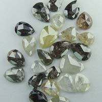 Pears Cut Brown , Black , Yellow , Off - White, Natural Diamonds