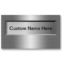 Metal Name Plates