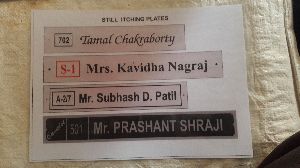 steel etching name plate
