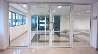 toughened glass door