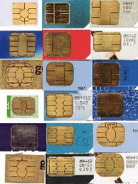 electronic chip card