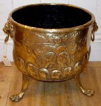 Brass Coal Bucket