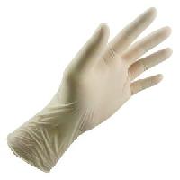 non sterile latex examination hand gloves powdered & powder free