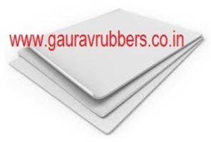 white rubber sheet