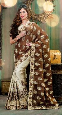 Fully Embroidered Sarees