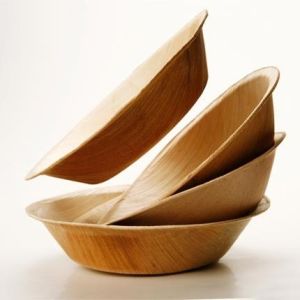 palm leaf bowls