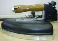 Wooden Handle Big Base Steam Iron